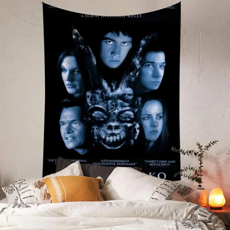 

JHV30Донни Дарко фильм красочный гобелен настенный богемный настенный гобелен Мандала настенные листыIv9 и