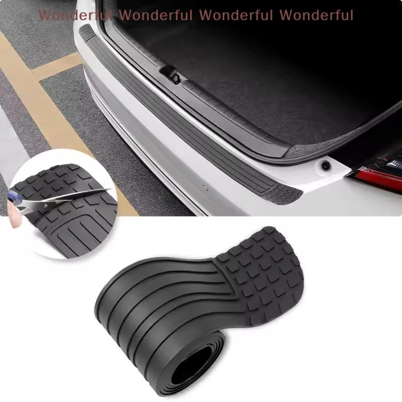 

Auto Trunk Protection Threshold Strip Wearproof Anti Scratch Rubber Guard Car Door Edge Protection for Universal Vehicles