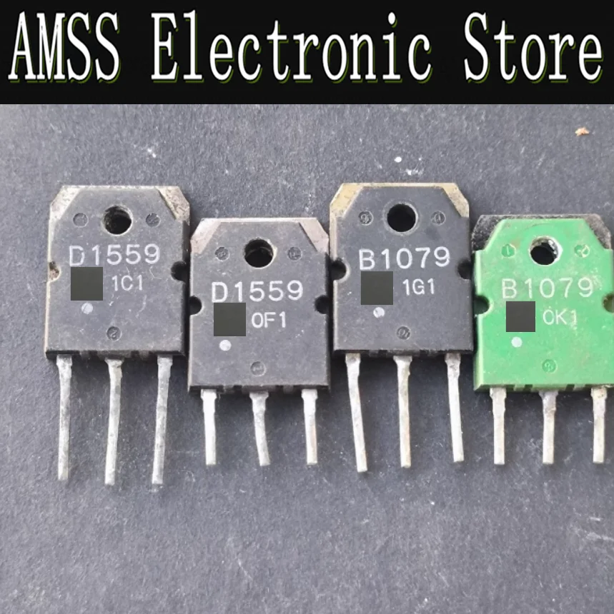 أنبوب مطابقة مضخم صوت AMSS ، تفكيك مستورد أصلي ، مستعمل ، B1079 ، D1559 ، 2SB1079 ، 2SD11559 ، 4 = 2Pair