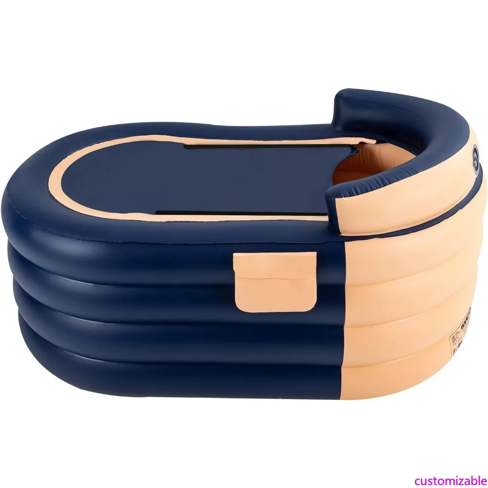

Portable Adult Inflatable Bathtub for Outdoor and Indoor Use, 5.9 Feet Folding Freestanding Bath Tub