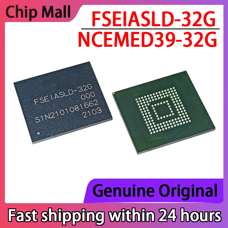 

Новый FSEIASLD-32G NCEMED39-32G, оригинальный чип памяти 32 ГБ EMMC5.1 BGA153, в наличии