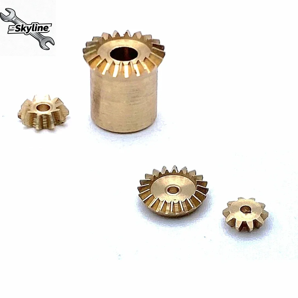 1:2 Bevel Gear 0.3M 10T 20T 1/2MM 90 Degree Transmission 10 Teeth/20 Teeth DIY Car Model Micro Car