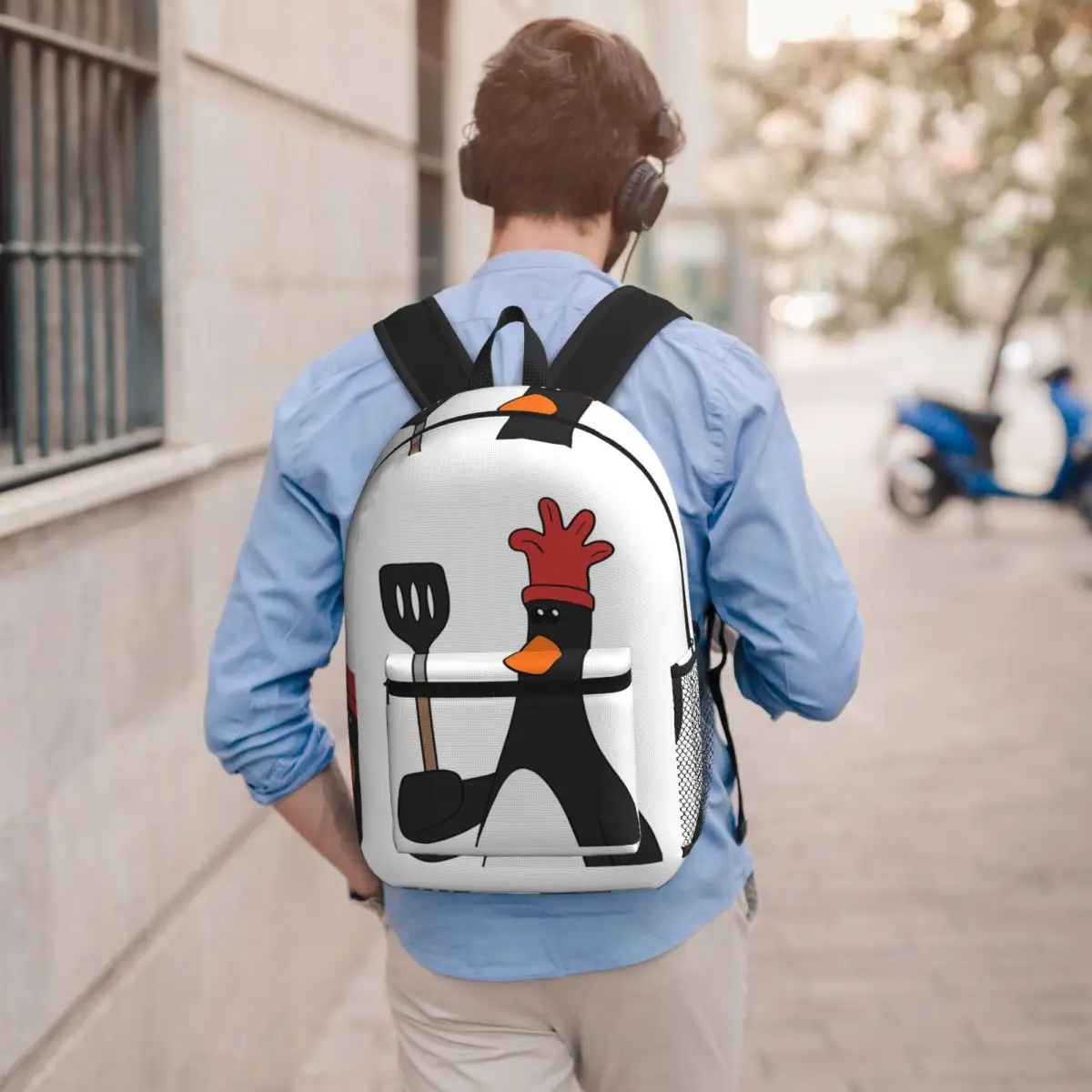 Feathers McGraw - Kitchen Spatula Student Backpack School Bag Hiking Travel Daypack for Men Women Bookbag Shoulder Bags