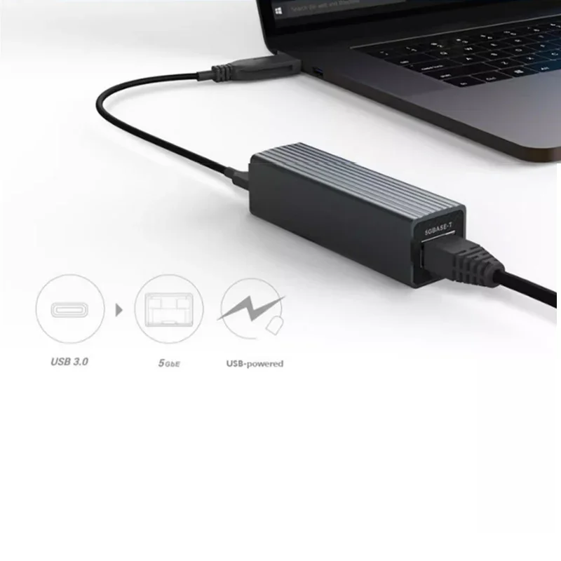 Imagem -05 - Conversor de Rede Usb tipo c com Cabo Cabo Usb 3.0 tipo c para tipo a Qna-uc5g1t 100 Testado Original para Qnap 5g Novo