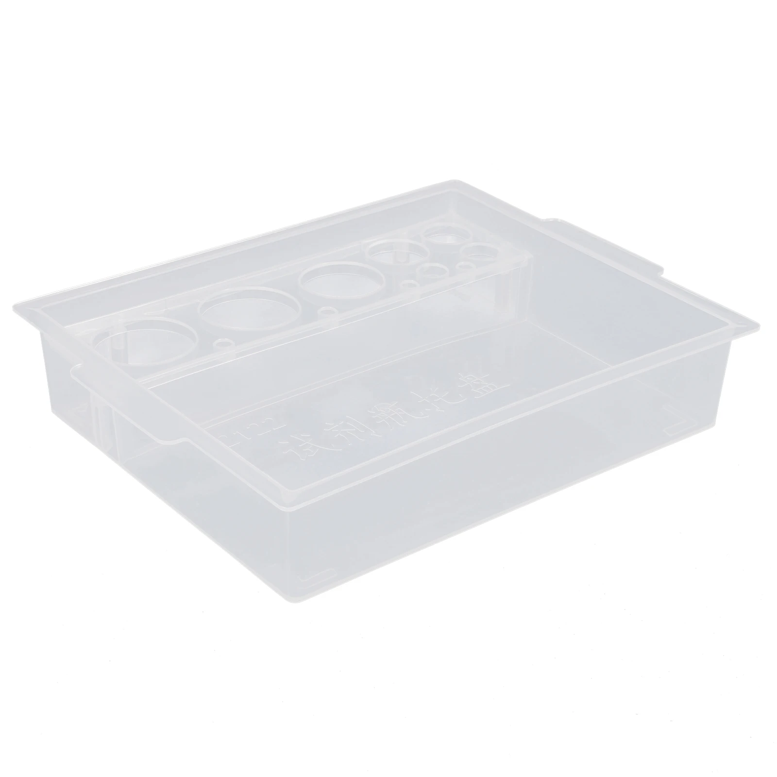 

Transparent Square Laboratory Test Support Multifunctional Plastic Holder Reagent Bottles Storage Rack Test Tube Organizer Pp