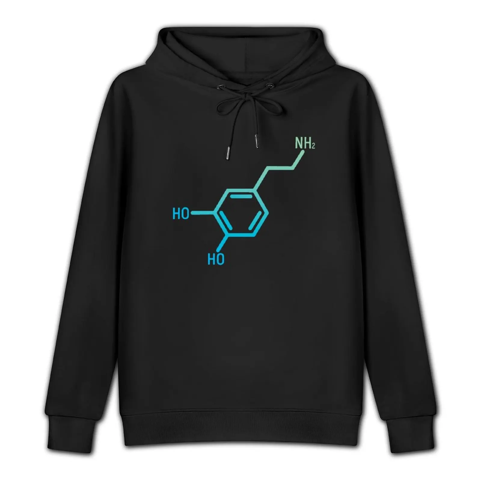 This makes me happy! Dopamine Molecule Gradient Pullover Hoodie men's sweat-shirt set graphic hoodie