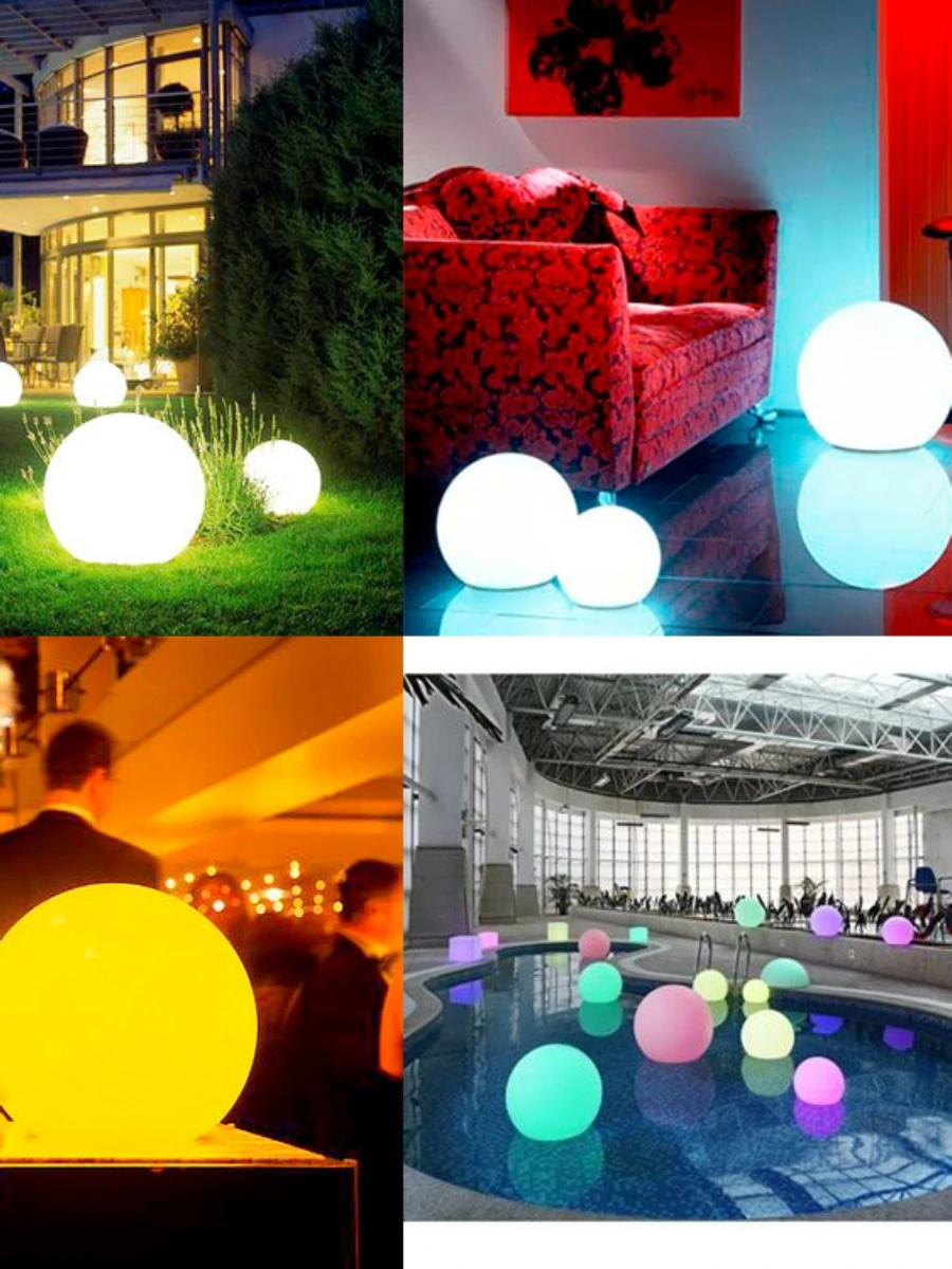 

Floating Led Sphere with Charger Remote Color changing