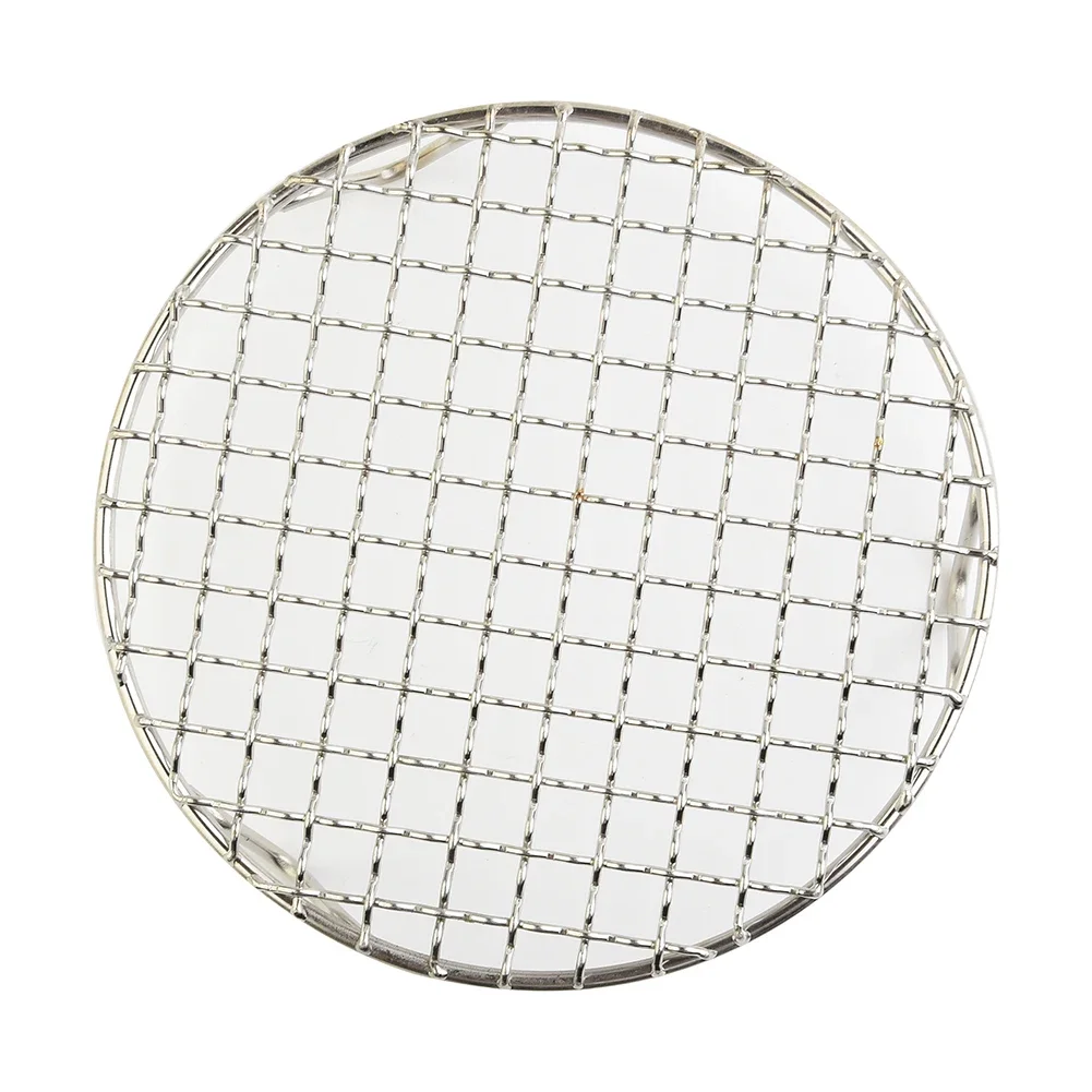 Stainless Steel Round BBQ Net Grill Mesh Roast Nets Bacon Grill Tool Iron Nets Non-stick BBQ Mat Grid Outdoor Barbecue Accessori