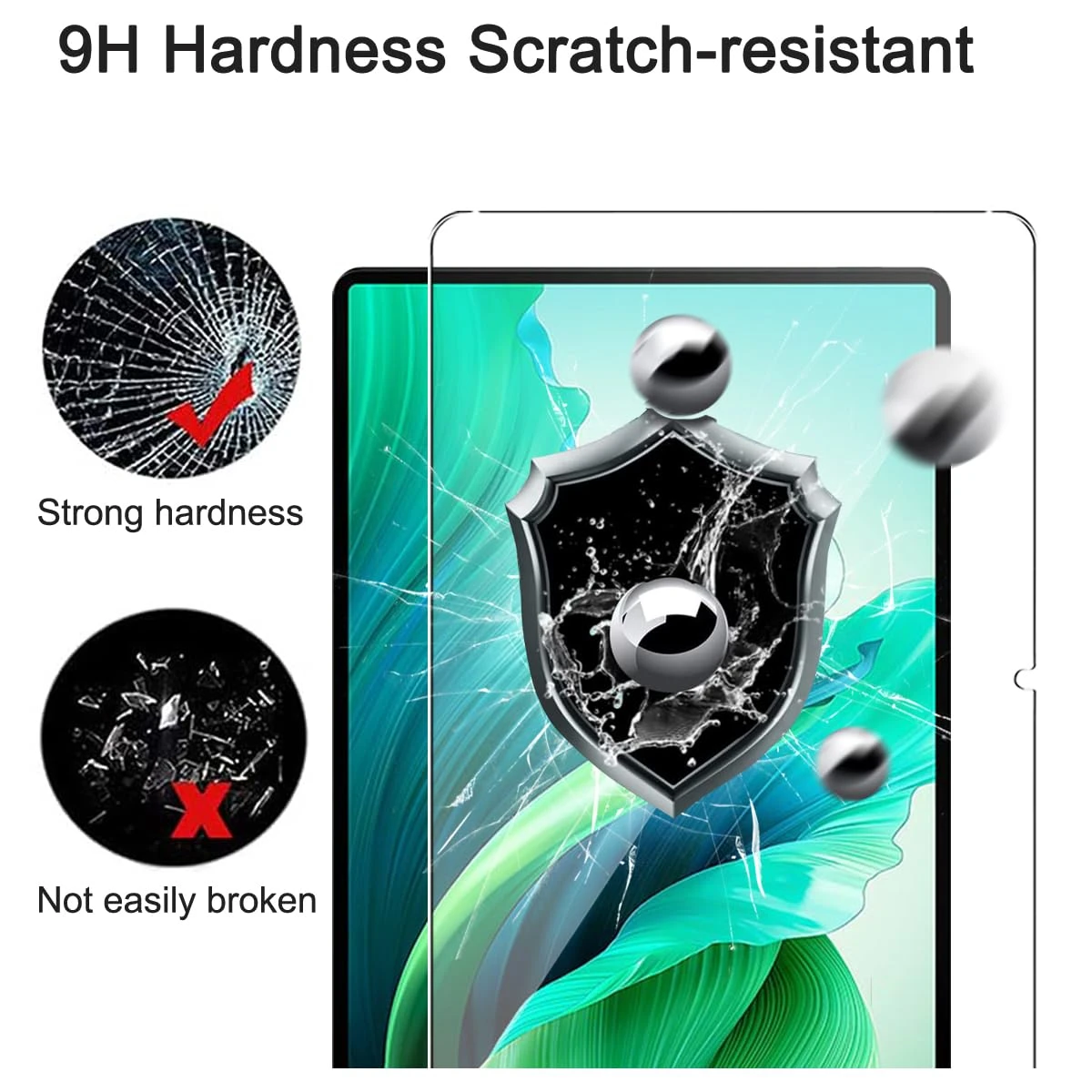 Screen Protector for Oukitel OT8 (11 inch) 2024 Released 9H Hardness High Definition Anti-fall/Anti-scratch Tempered Glass Film