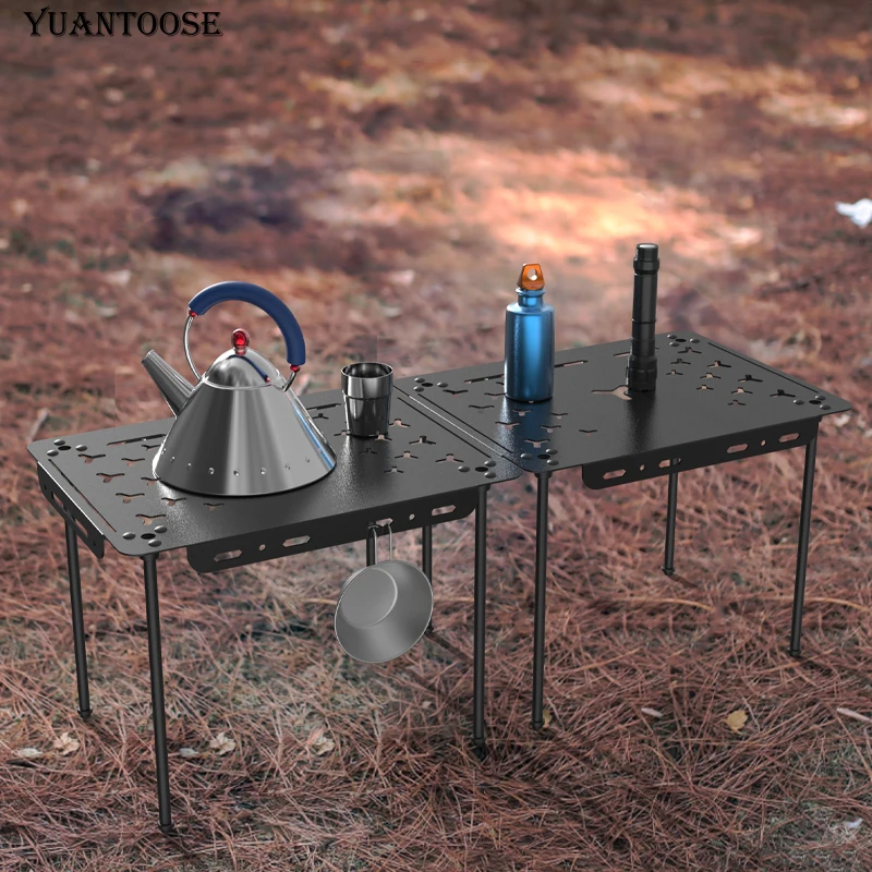 

Picnic BBQ Camping Folding Table Aluminum Alloy Multifunctional Foldable Table