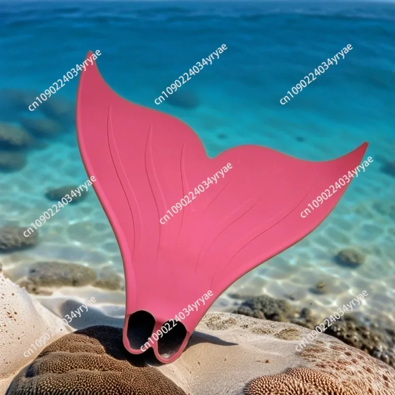 Fins Soft Silicone Aquarium Diving Swimming Training  Diving Single Webbed Equipment