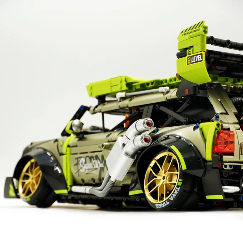 1:10 การวิเคราะห์ City Racing รถบล็อกอาคาร High-Tech Super กีฬารถอิฐของเล่นสําหรับของขวัญวันเกิดเด็กเด็ก MOC