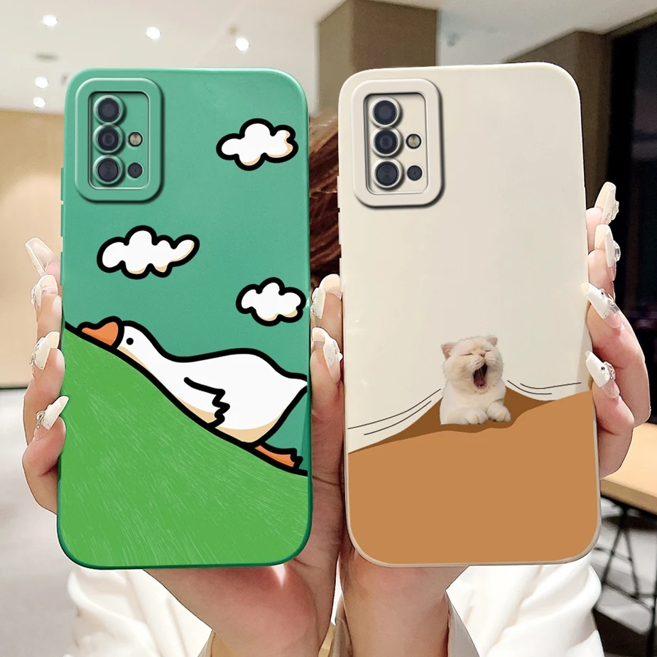 For Samsung Galaxy A31 A51 A71 Case Unique Cartoon Cover Shockproof Phone Case For Samsung A31 A 51 71 Galaxy A51 A71 Soft Shell