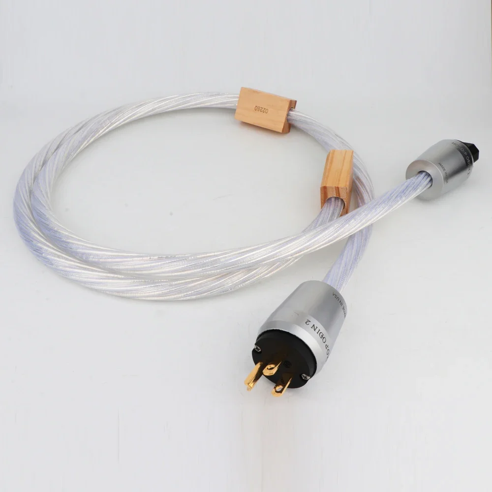 جديد Nordost ODIN 2 كابل الطاقة المرجعي سبعة مطلي بالفضة 14AWG الاتحاد الأوروبي التوصيل موصل مقبس التيار المتناوب سلك الطاقة بدون صندوق