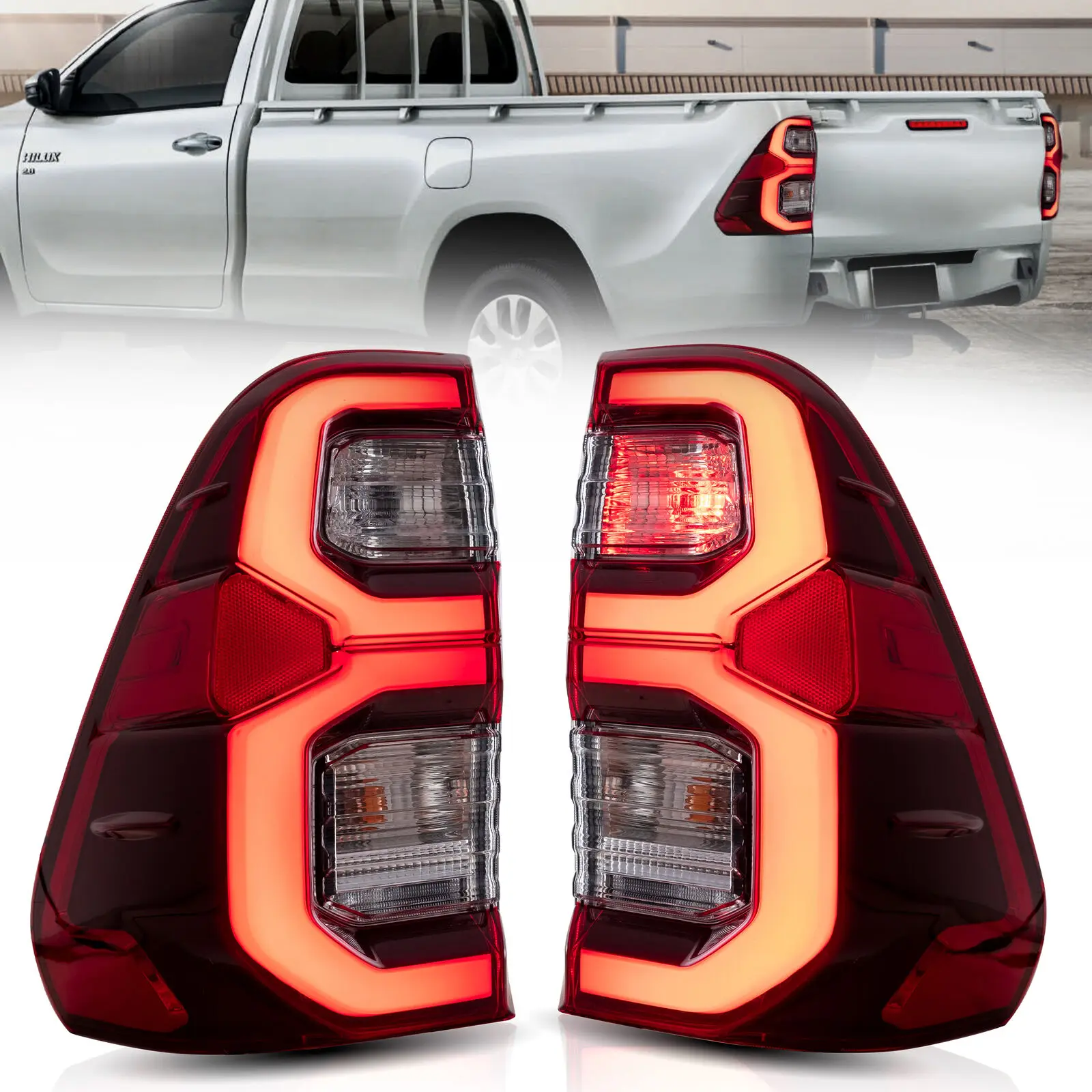 Rear Brake Parking Turn Signal Light For Toyota Hilux Vigo 2005 2006 2007 2008 2009 2010 2011 2012 2013 2014 Car Tail Light