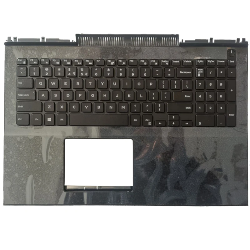 

New US laptop Keyboard for Dell Inspiron 15 7000 7566 7567 with palmrest upper cover