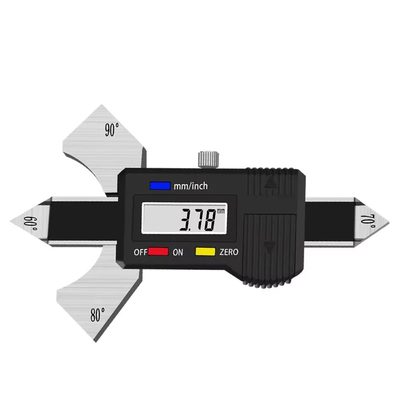 0.01mm High Precision Stainless Steel Digital Caliper, Weld Seam Measuring Ruler