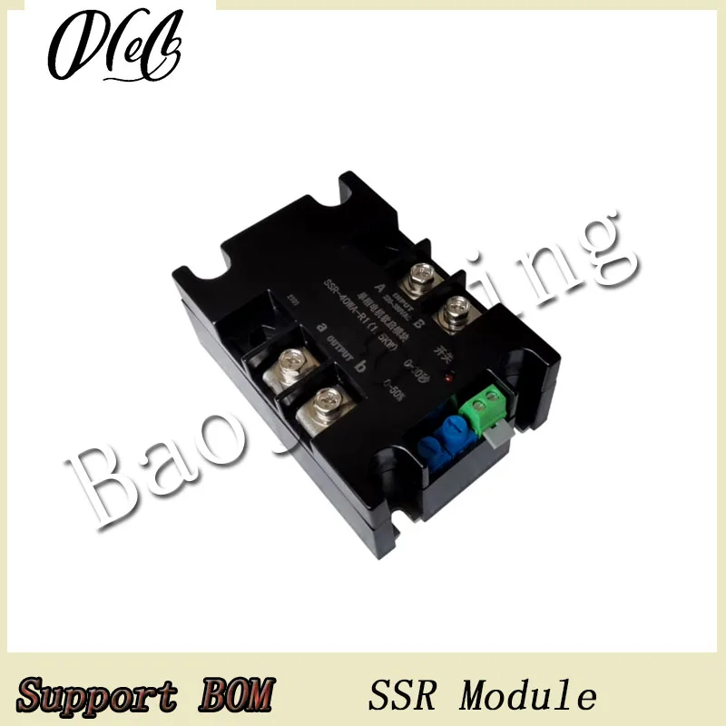 Single phase motor soft starter slow start module transformer 50-60HZ 220V SSR-20/40/60/80/100WA-R(1.0/1.5/2.0KW)