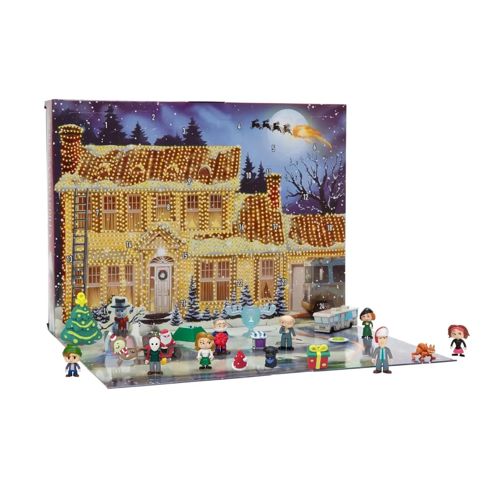 2024 Crazy Christmas Holiday Advent Calendar Gift Includes 24 Gifts Christmas Holiday Figures And Accessories