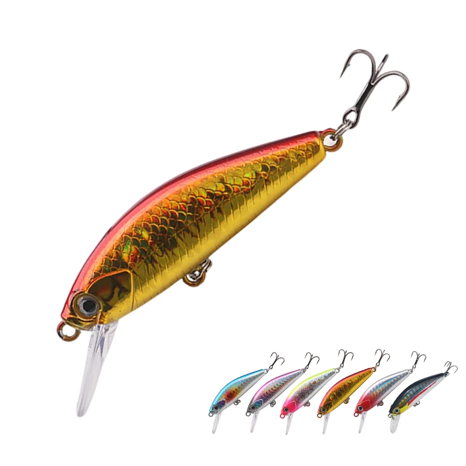 KoKossi 1PCS Sinking Laser Minnow Fishing Lure 7cm/11g 3D Eyes Wobblers Artificial Hard Bait For Pike Carp Pesca Fishing Tackle