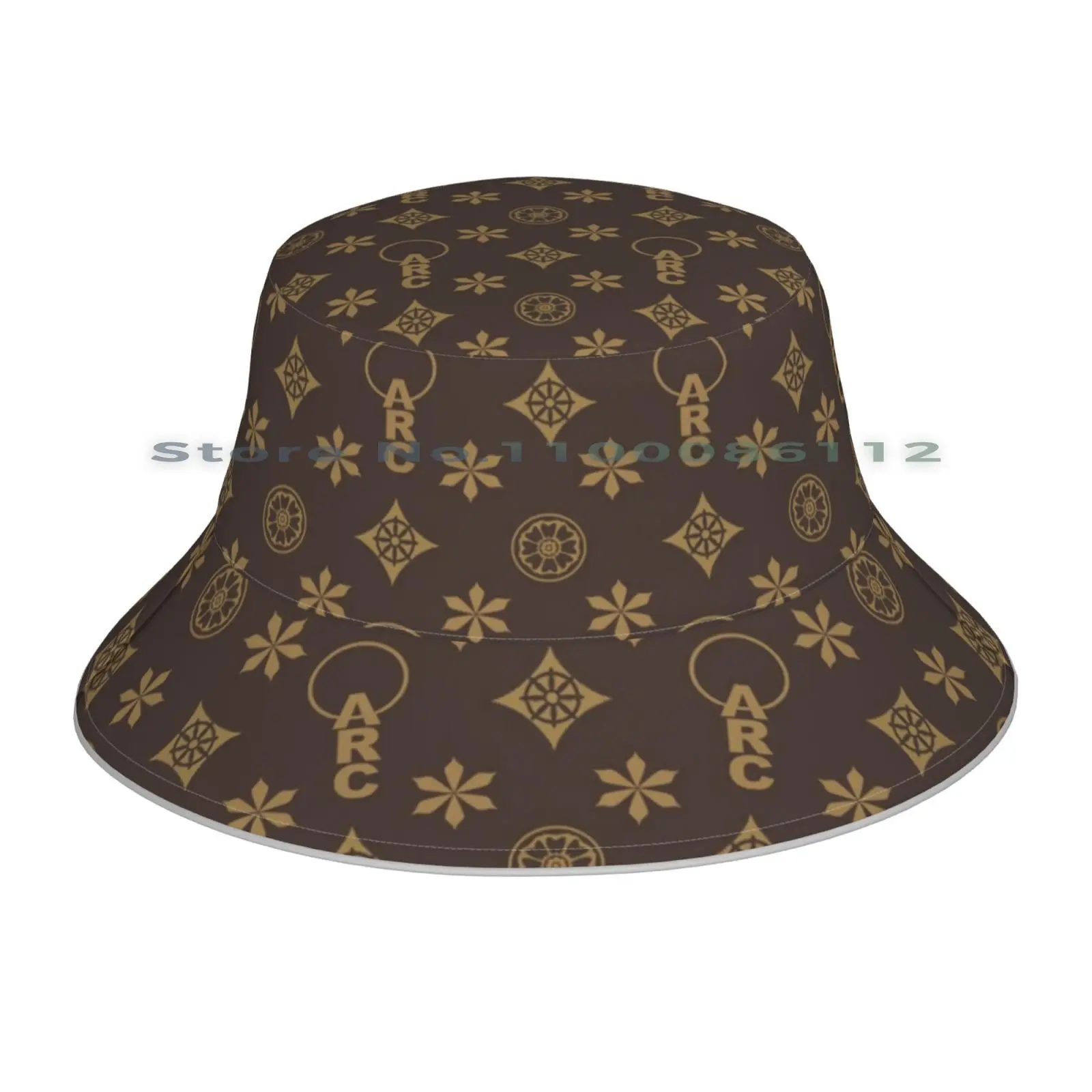 Arc Original Beanies Knit Hat Light Brown Arc Pai Show Brimless Knitted Hat Skullcap Gift Casual Creative
