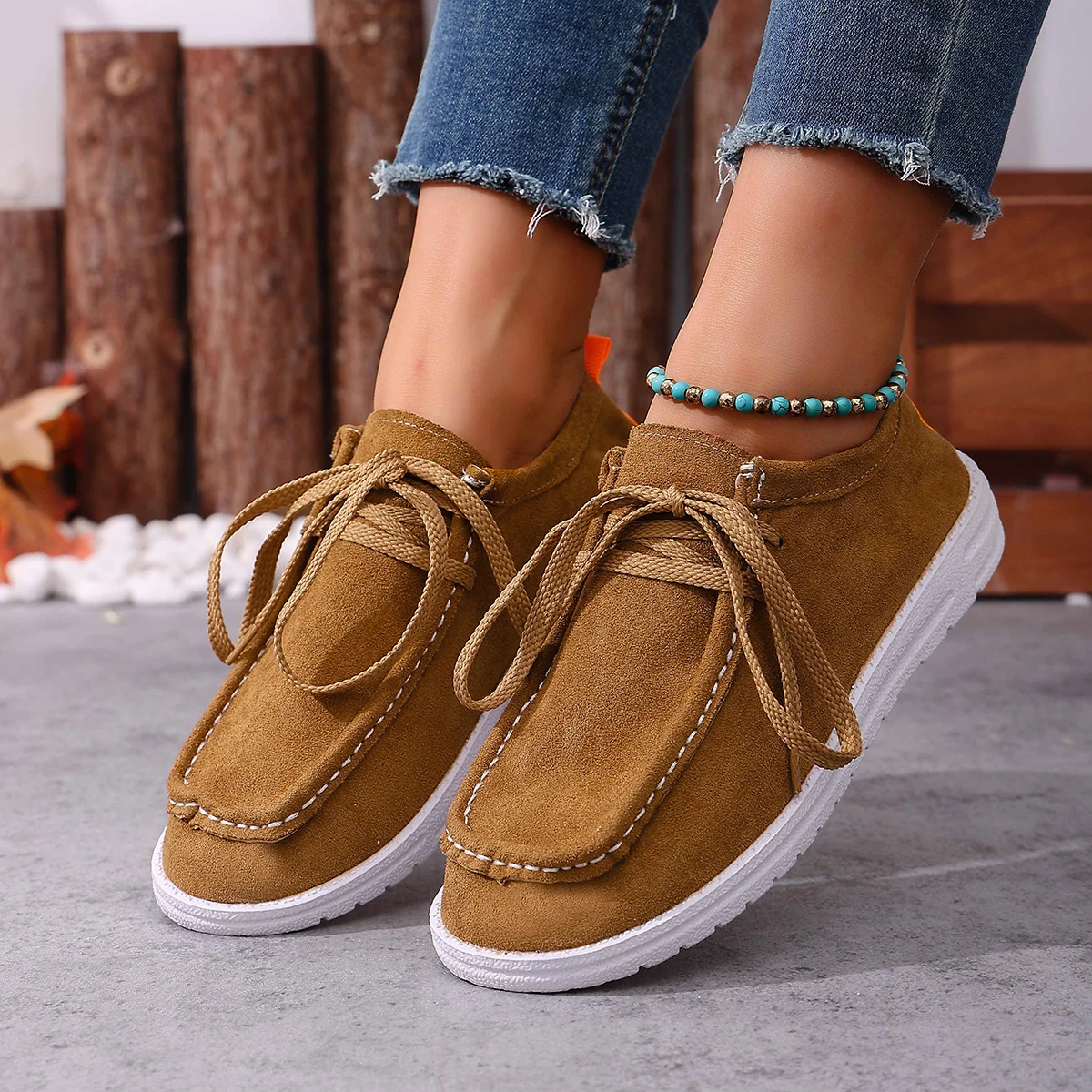 

Женские лоферы, новинка 2023 года, повседневная обувь с круглым носком, удобная женская обувь, весенне-осенняя модная спортивная обувь, женские кроссовки на платформе