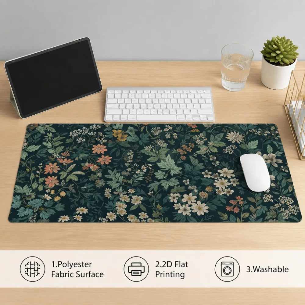 Original floral print in a simple style, suitable for office workers, Perfect for office desks and decoration of workspaces