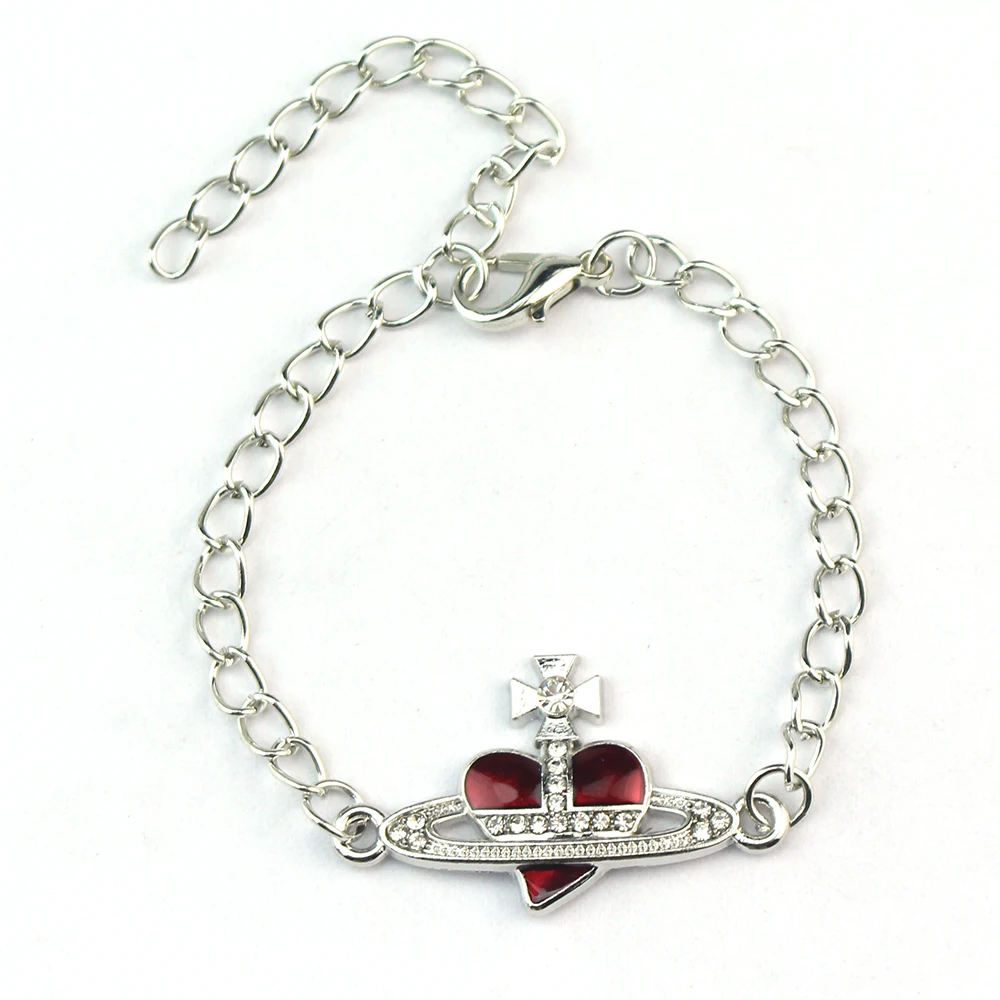 5 اللون العصرية سوار زحل حجر الراين كريستال كوكب زحل قلادة للنساء موضة سحر المجوهرات هدية