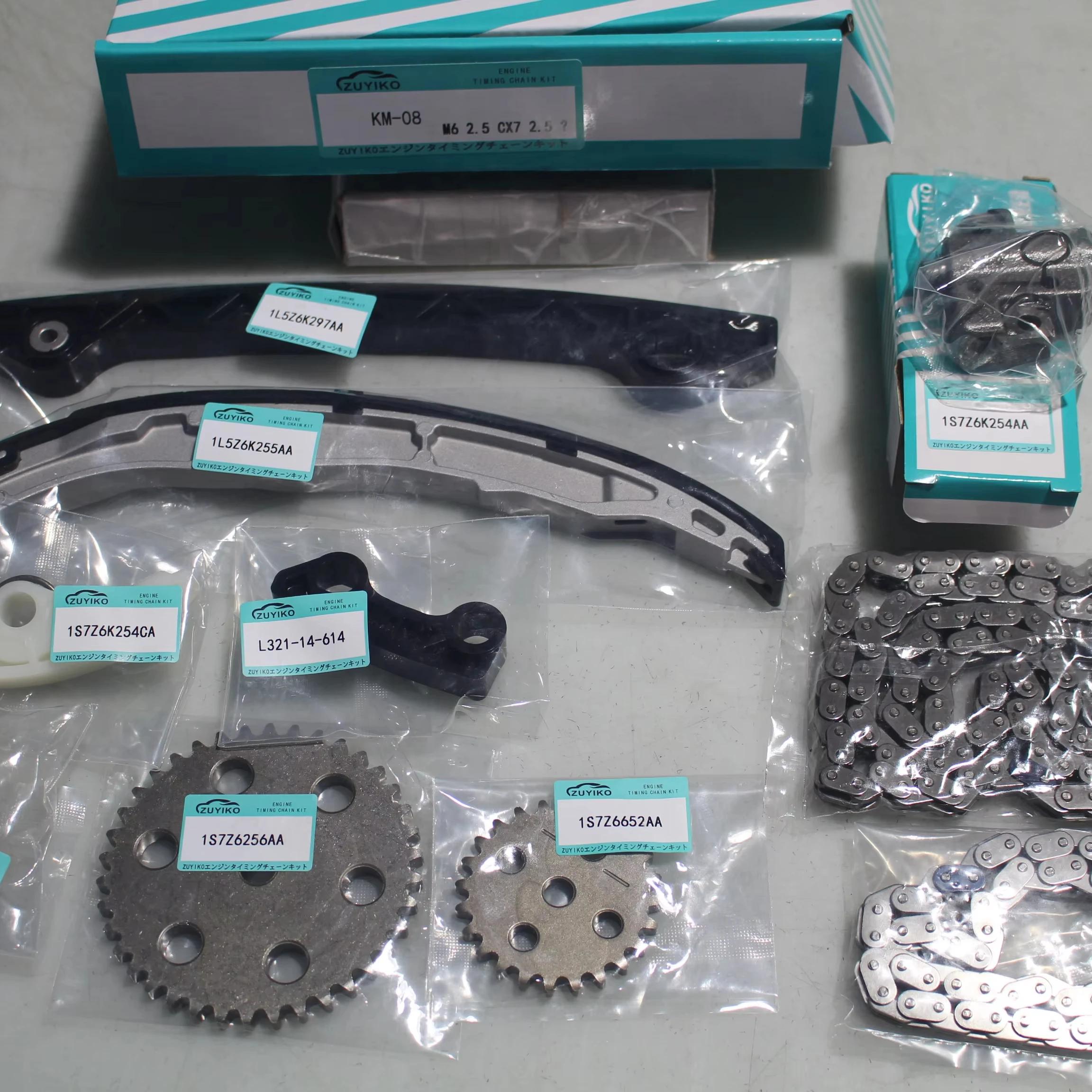 Cx-7 توقيت سلسلة كيت لمازدا Mazda6 Mazda5 Cx-7 2.5l 2009-2013 Lf المحرك Lf01-14-151 Lf01-12-500a KM-08