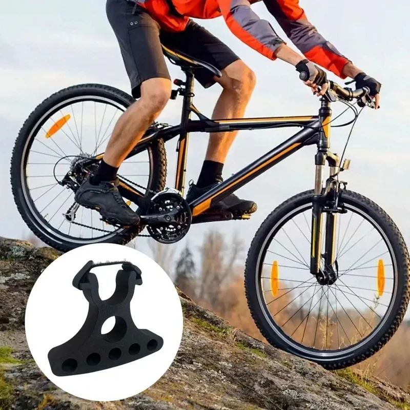 2pcs Bicycle Repair Stand Handlebar Holder Durable Plastic Structure With Stable Grip Upside Down Parking, Outdoor Maintain Tool
