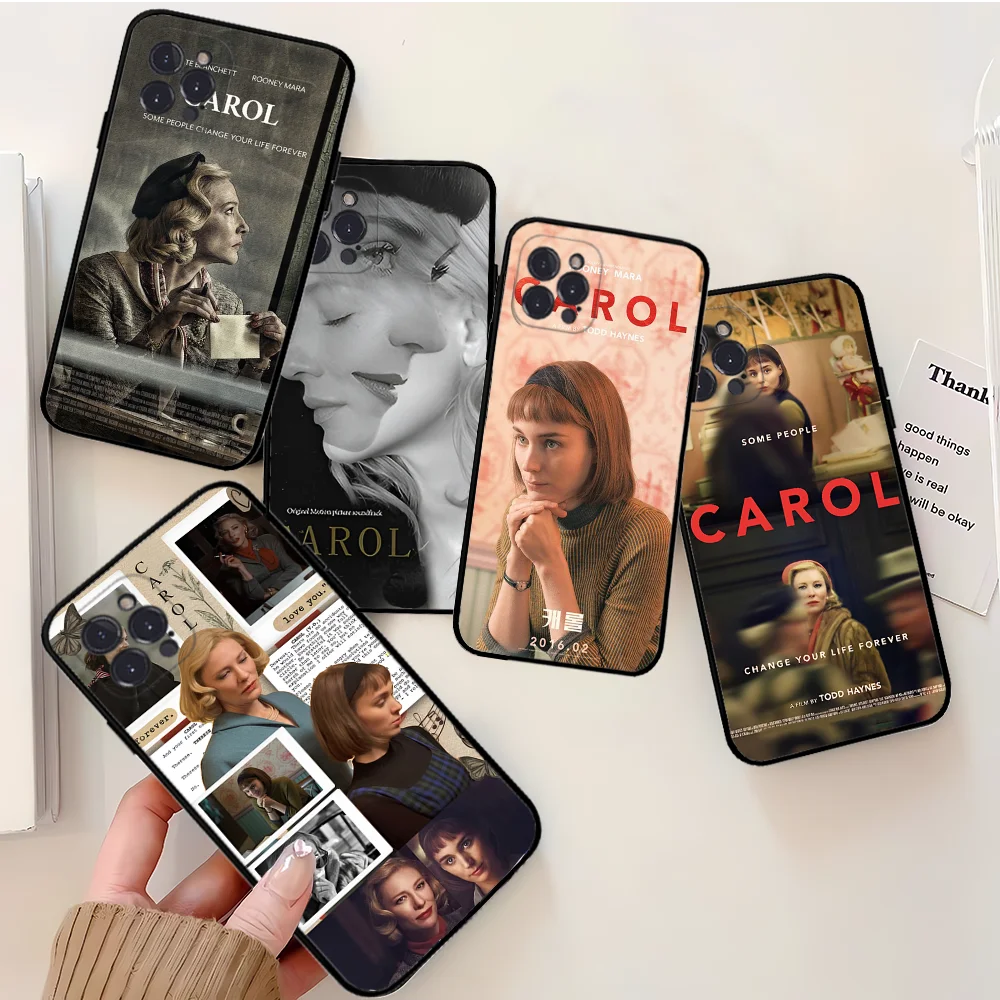 C-Carol Movie Phone Case Silicone Soft for iphone 15 14 13 12 11 Pro Mini XS MAX 8 7 6 Plus X XS XR Cover