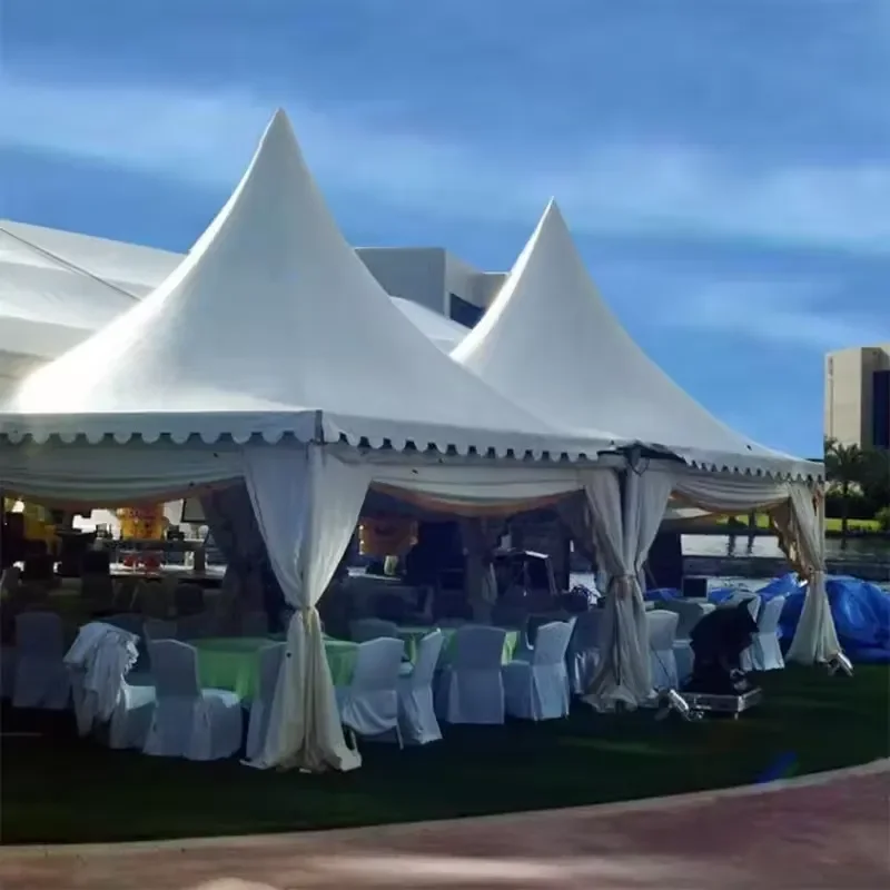 for Waterproof PVC Cover Tent Outdoor Wedding Event Chinese Pagoda Tents for Sale
