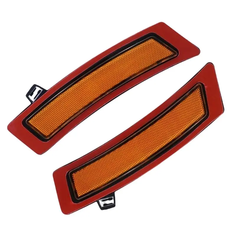 【Price Drop !!】-Front Bumper Side Marker Reflector Lamps Amber Lens- 63147274432, 63147274433 For BMW E70 X5 LCI 2011-2013