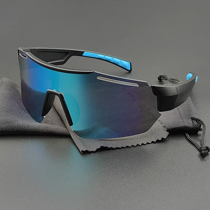 Water Transfer Printing UV400 Cycling Sunglasses Rimless Road Bike Goggles Sports Running Fishing Eyewear Male Bicycle Glasses