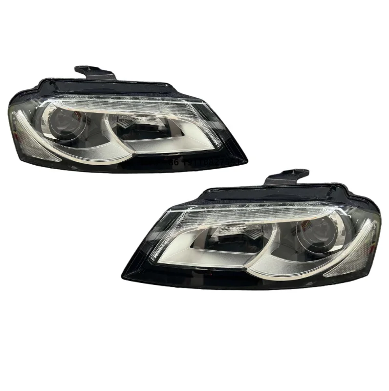

For A3 Headlight Assembly 2005 2009-2013 A3L S3 Rs3 Left and Right Original Xenon Headlamp LED Daytime Running Lights