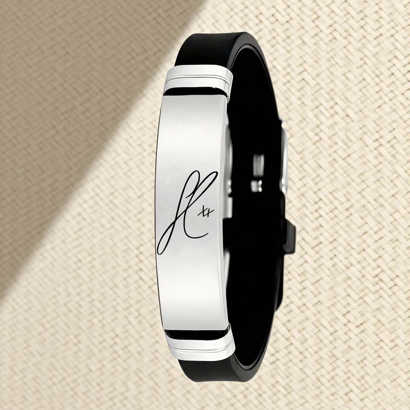 إكسسوار توقيع فن البوب من سابرينا كاربنتر، نحت من الفولاذ المقاوم للصدأ، سوار معصم مقاوم للماء ومقاوم للعرق، مناسب للأصدقاء