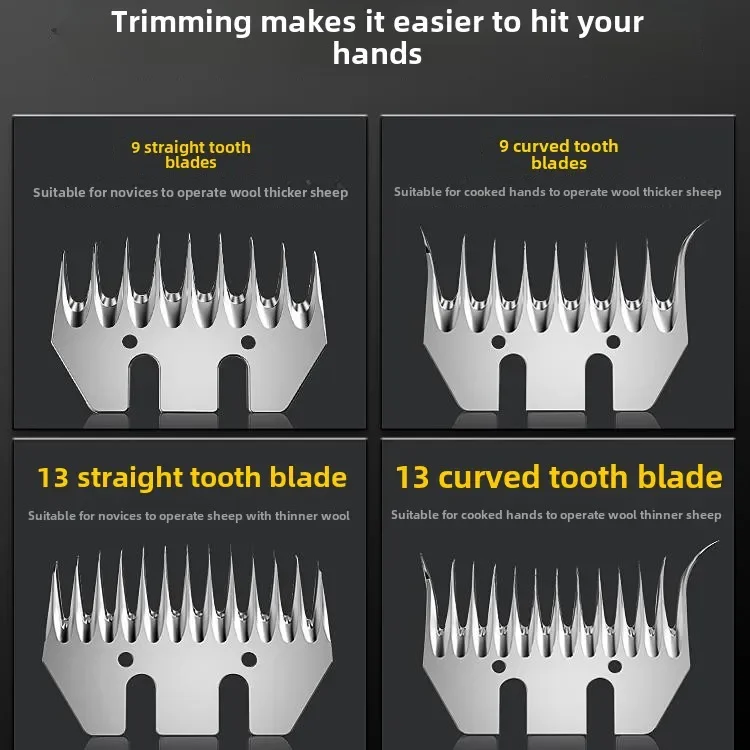 Electric Sheep Wool Trimming Machine - Precision Electric Sheep Wool Pusher Scissors for Shearing