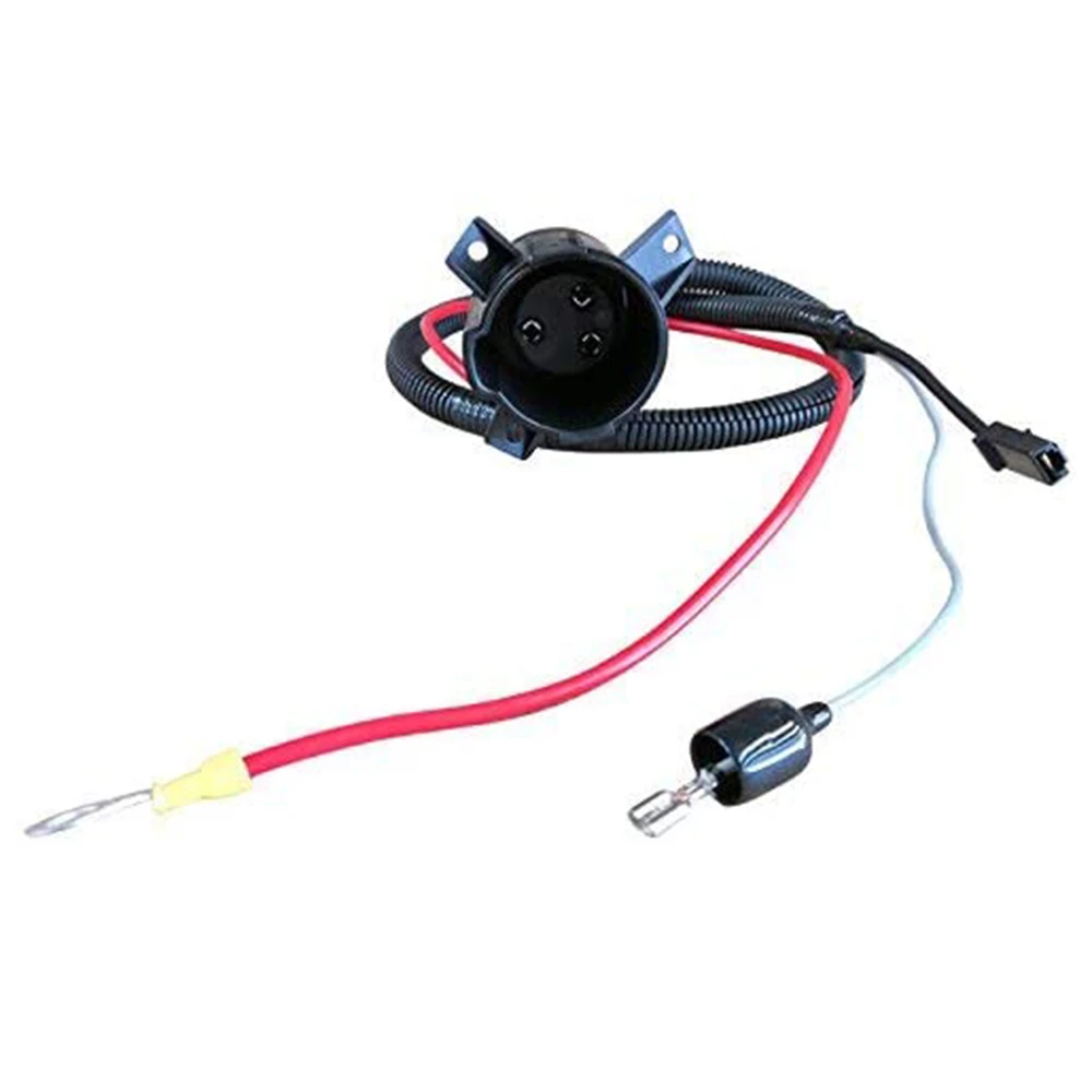 48V Charger DC Receptacle with Wires 103375501 102510201 for Club Car Precedent Electric 2004-2019 Golf