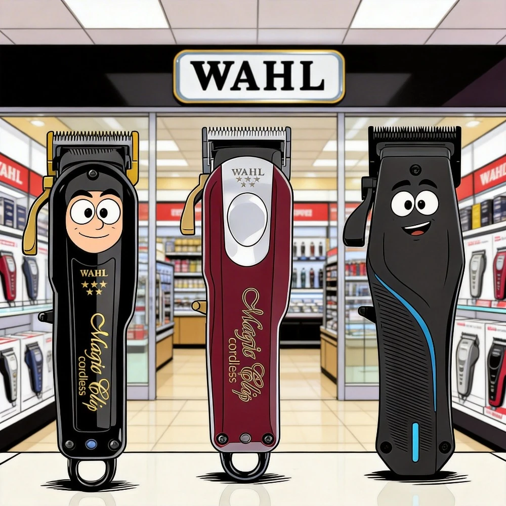Kit professionnel Wahl Vapor 8148 Magic Clip Legend JRL Barber Combo, tondeuse à cheveux sans fil, tondeuse à barbe et rasoir à grille pour stylistes