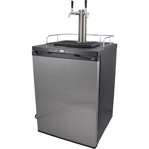 Kegerator Draft Beer Cooler Dispenser Beer Kegerator Machine With Double Taps