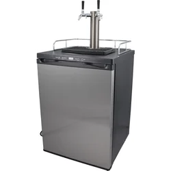 Kegerator Draft Beer Cooler Dispenser Beer Kegerator Machine With Double Taps