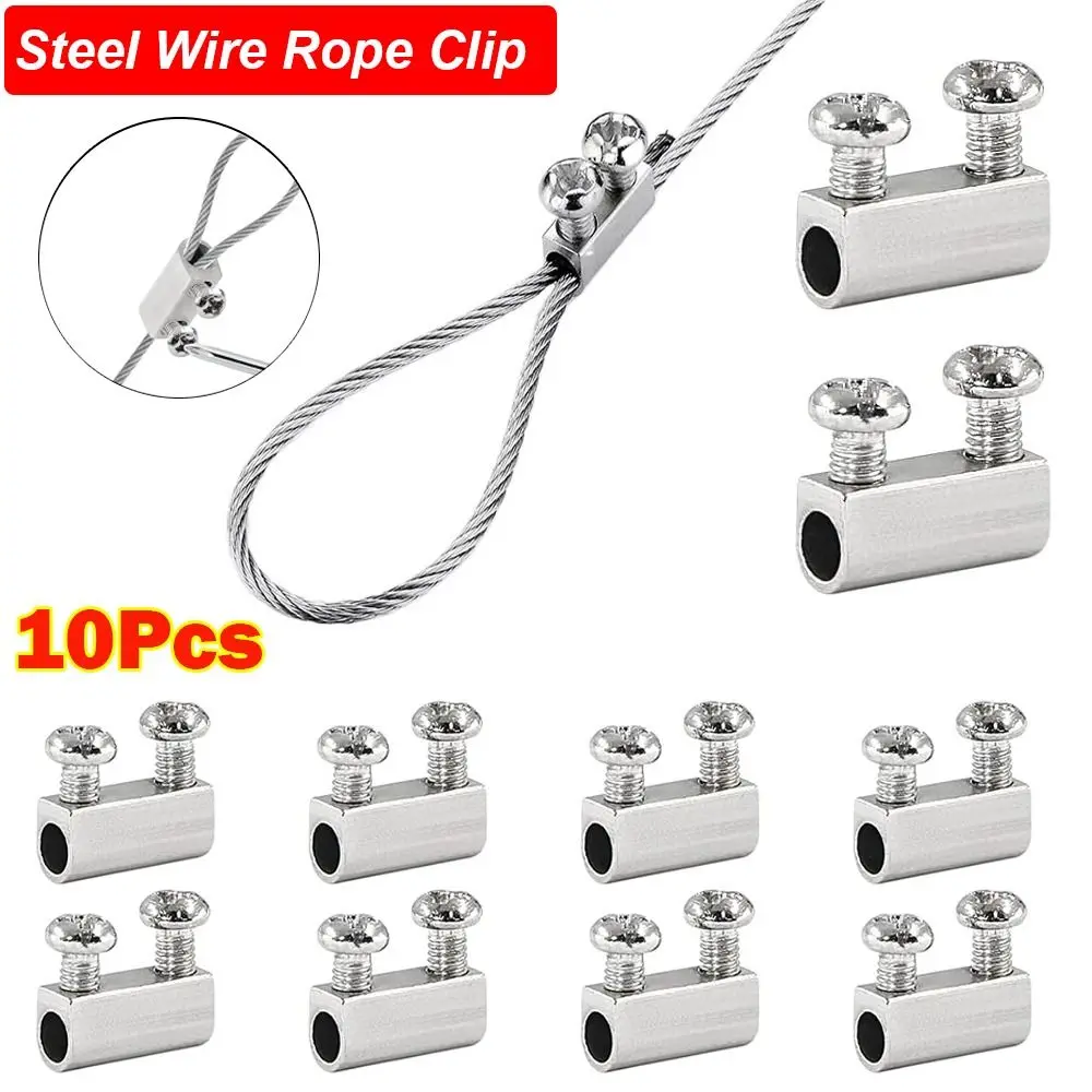 New Copper Steel Wire Rope Clip Metal Adjustable Wire Rope Clamp Suspension Clips