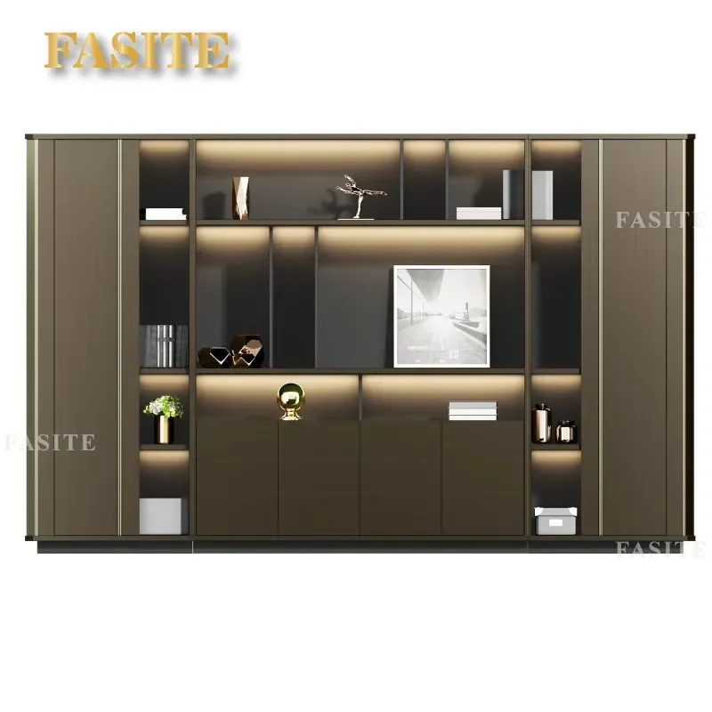 For Office High End File Cabinet Modern Simple Storage Floor Bookcase  Matching Company Furniture Organizer