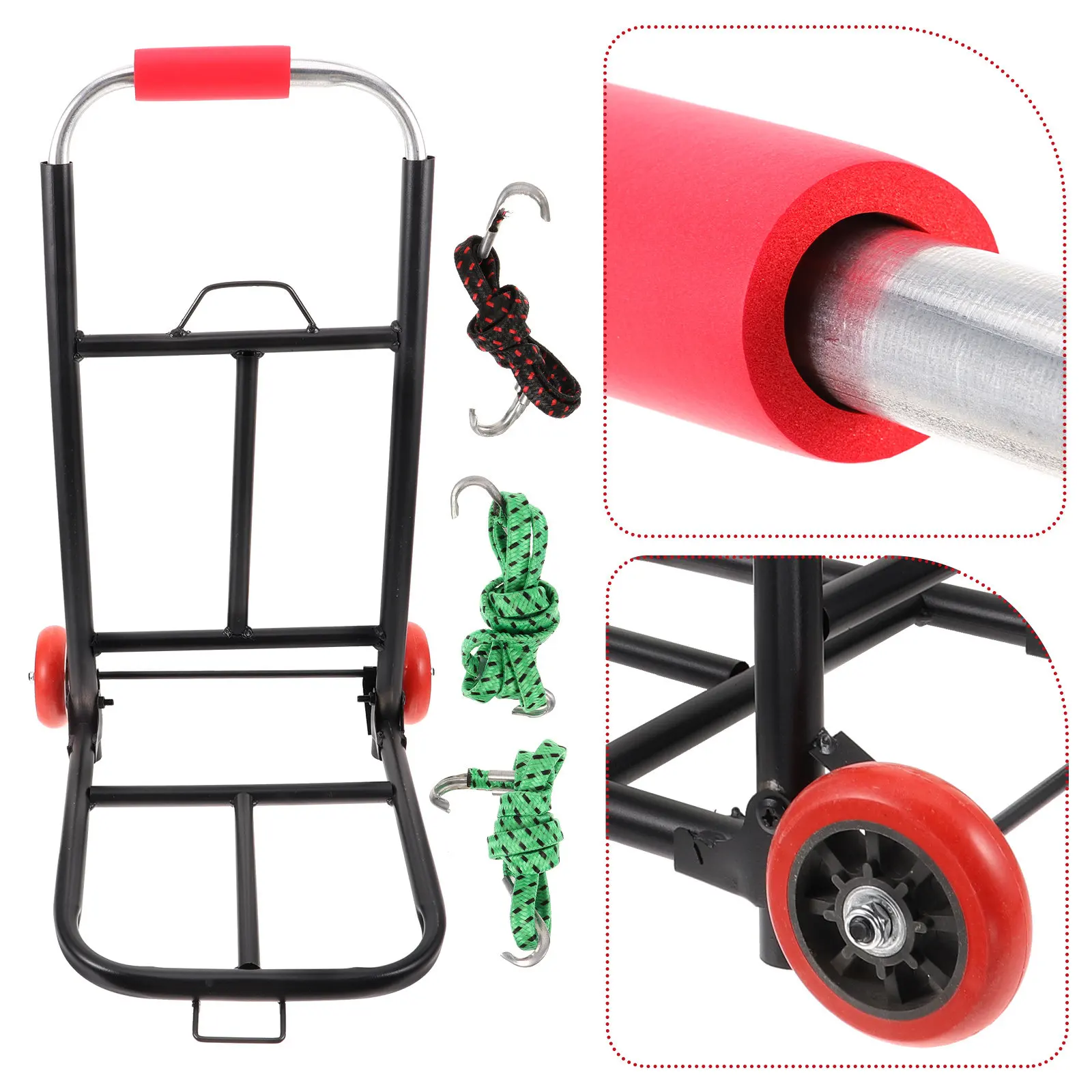 

Портативная складная тележка-трансформер, многофункциональная тележка для багажа, усиленная ручная тележка, складная тележка для покупок, складная тележка-переноска