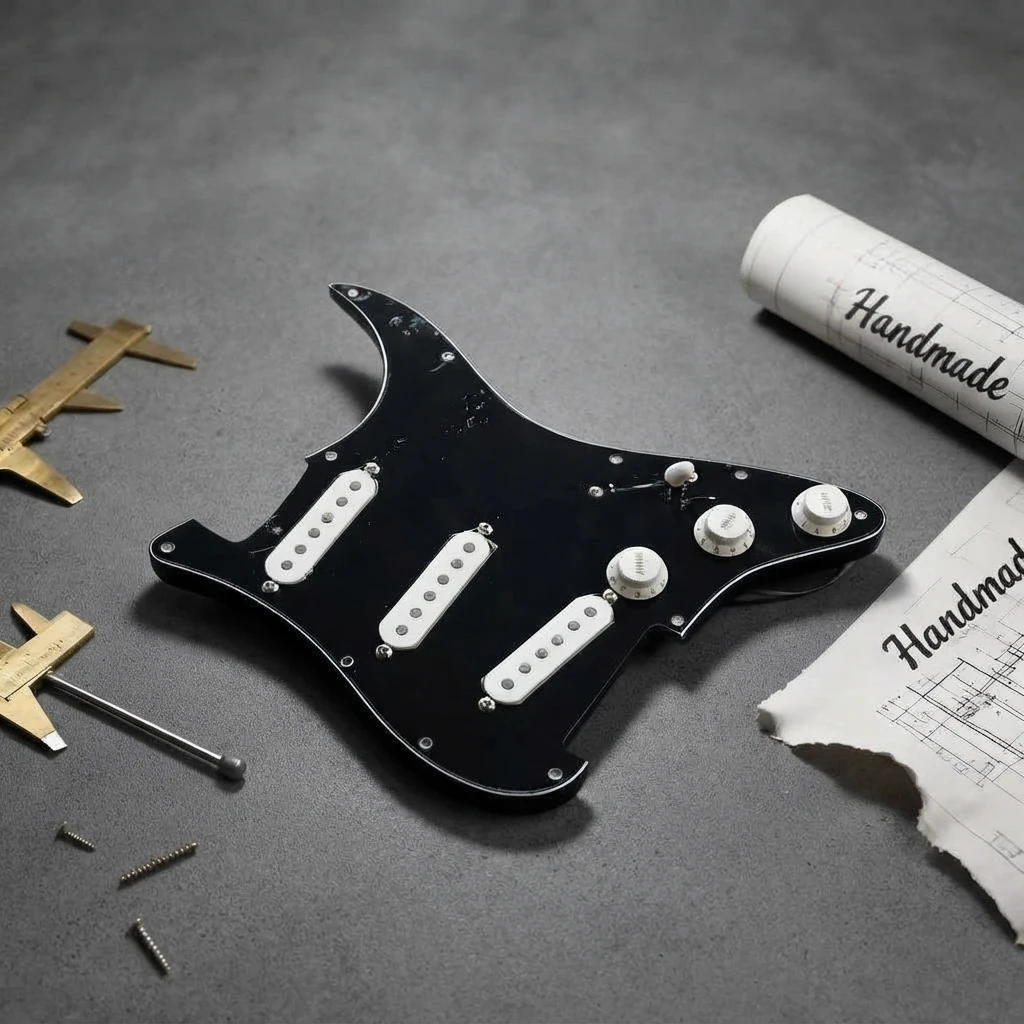 1969 Vintage Loaded Pickguard, 3 Single Coil Pickups, Alnico 5 Magnets, Prewired 5-Way Switch, for ST Style Electric Guitars