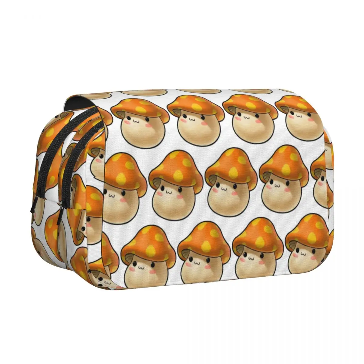 Maplestory Mushroom Pencil Case Pen Holder Hard Shell Leather Large Capacity Pen Box Pencil Bag for Studen Gifts