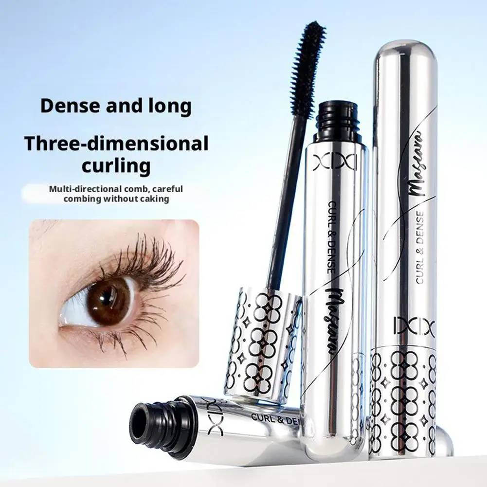 黒マスカラ美容メイクカーリングラッシュまつげエクステンションボリューム化粧品防水長持ち液体マスカラ K6G5