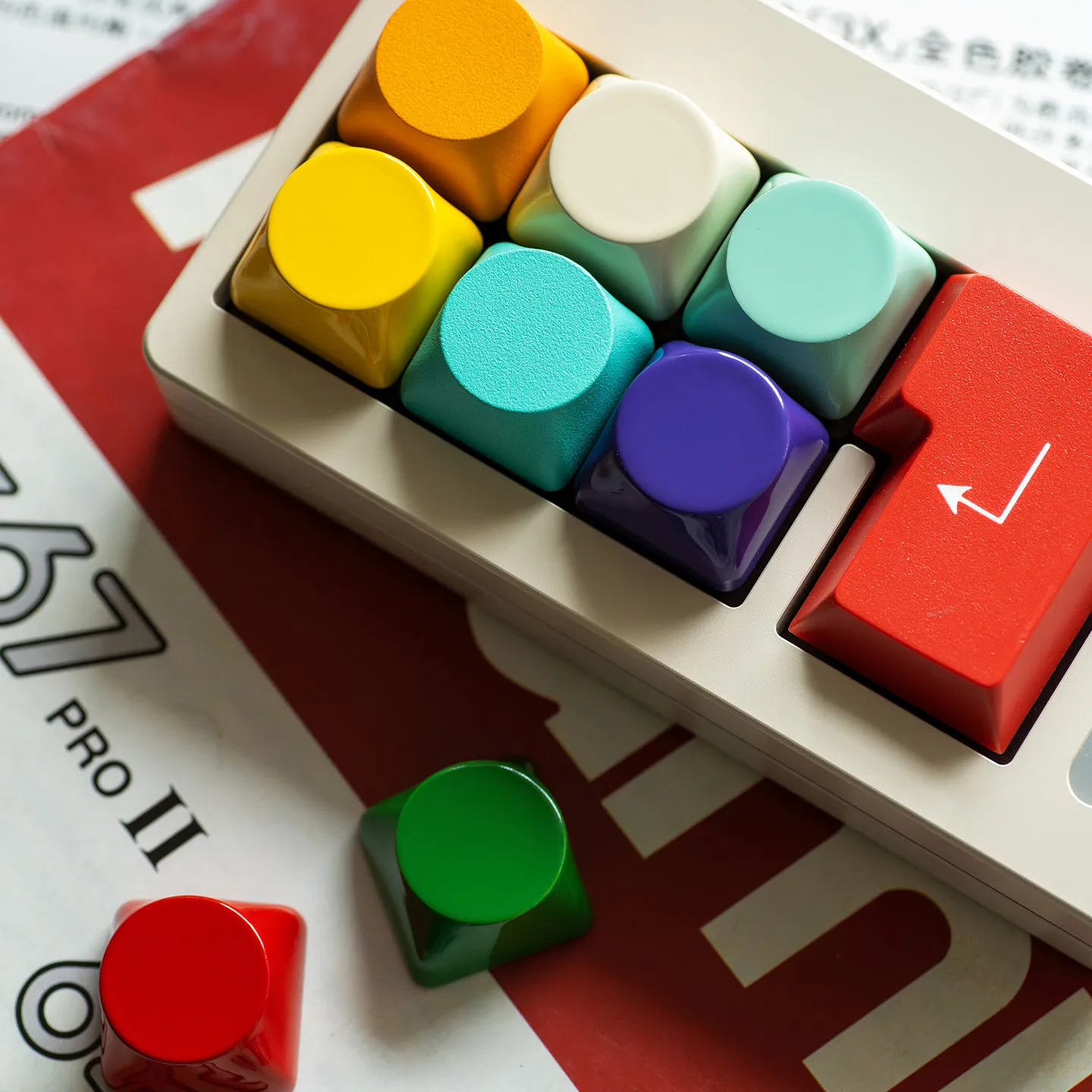 

Rotundity Theme Keycaps Set Aluminum Alloy Cherry Profile Custom Original Handmade Keycaps for Mechanical Keyboard Accessories