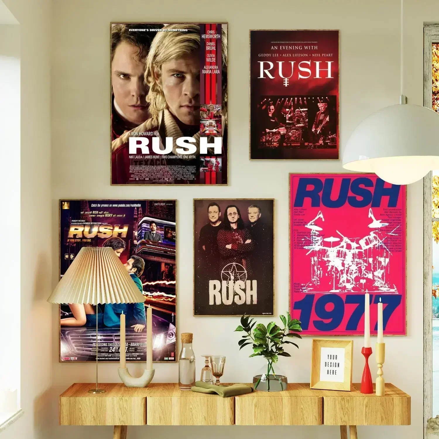 rush Poster Prints Wall Art Canvas Painting Poster For Modern Family Living Room Home Decor