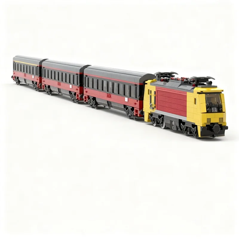 2257pcs MOC City Trains Austrian Korridorzug Train Model Christmas Gift Office Desk Ornament And Creative Art